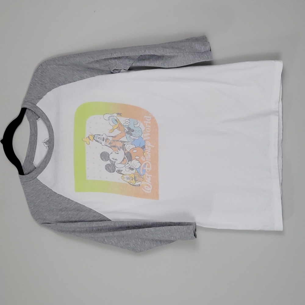 Disney Parks Walt Disney World Mickey Mouse raglan retro style tshirt